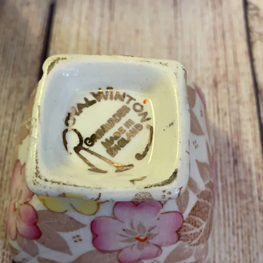 Royal Winton vintage small floral dish - Picture 5 of 9